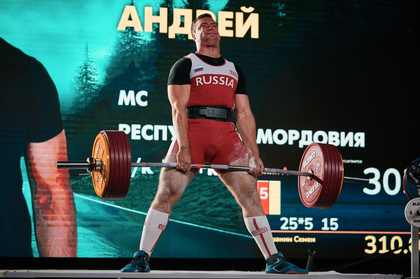 «Серебряный вес»  мордовского троеборца